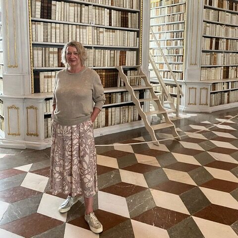 the good guide Friederike Stern in der Admonter Bibliothek